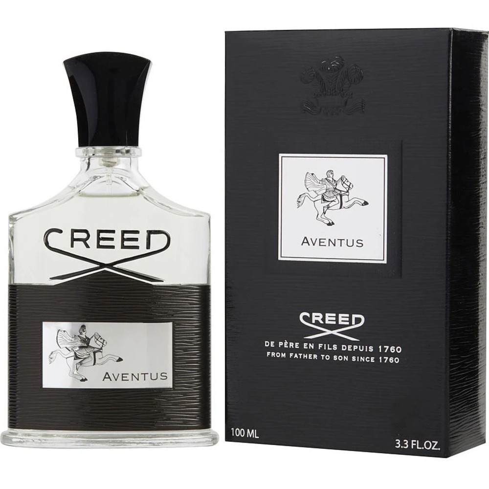 Creed Aventus Fragrance in Black and Silver